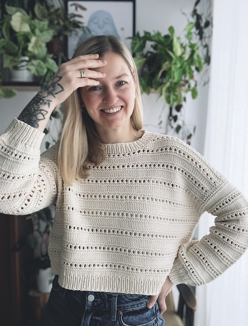 Holey Sweater. Wzór na druty [PL]