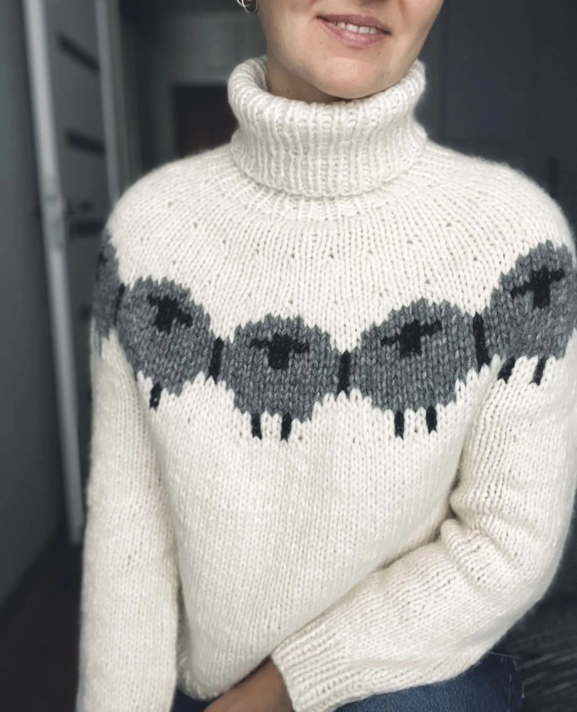Sheepy Sweater. Wzór na druty [PL]