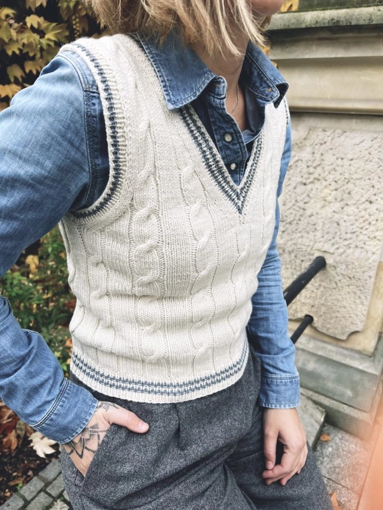 Oxford Vest. Wzór na druty [PL]