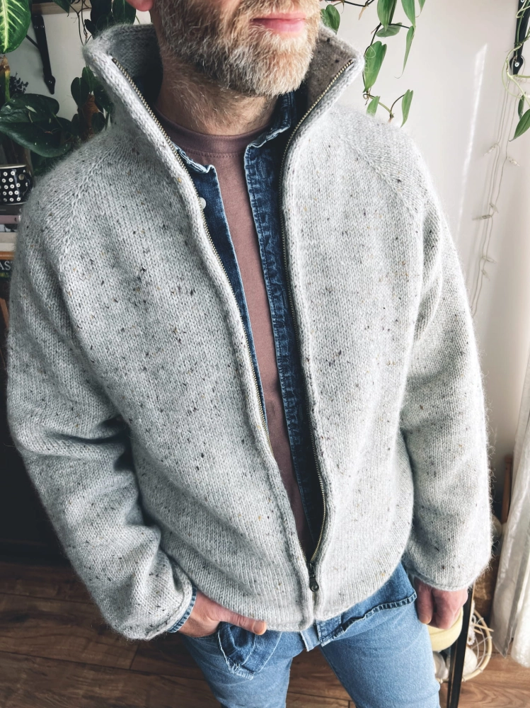 Yucca Zipper MAN. Wzór na druty [PL]
