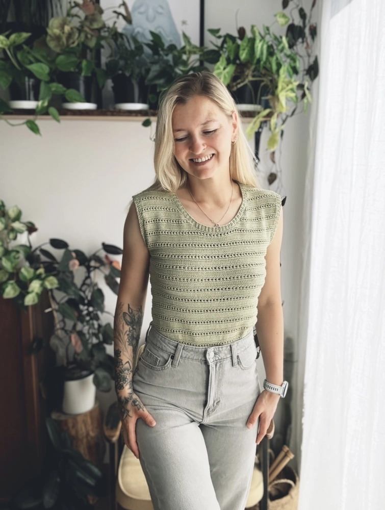 Holey Top. Wzór na druty [PL]